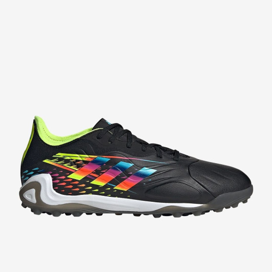 Sepatu Futsal Adidas Copa Sense.1 TF Core Black Bright Cyan Team Solar Yellow HR1853