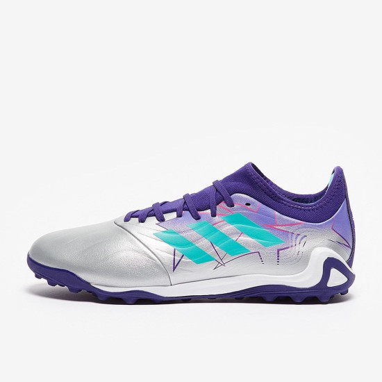 Sepatu Futsal Adidas Copa Sense.3 TF Silver Metallic Mint Rush Team Collegiate Purple GY4999