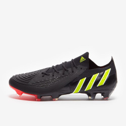 Sepatu Bola Adidas Predator Edge.1 Low FG Core Black Team Solar Yellow Solar Red GW1023