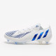 Sepatu Bola Adidas Predator Edge.1 Low FG White Hi Res Blue White GV7388