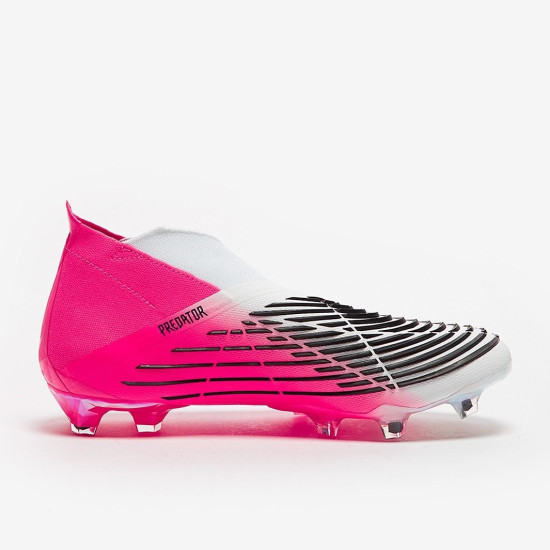Sepatu Bola Adidas Predator Edge LZ+ FG Solar Pink Black White GX3904