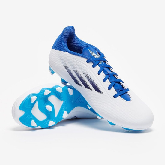 Sepatu Bola Adidas X Speedflow.4 FxG White Legacy Indigo Sky Rush GW7515