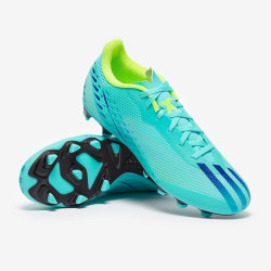 Sepatu Bola Adidas X Speedportal.4 FxG Clear Aqua Power Blue Solar Yellow GW8492