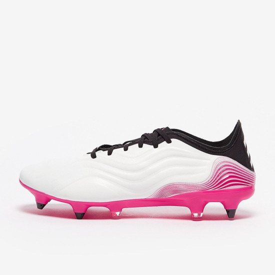 Sepatu Bola Adidas Copa Sense.1 SG White White Shock Pink FW7931