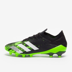 Sepatu Bola Adidas Predator Mutator.1 Low AG Signal Green White Core Black FW9748