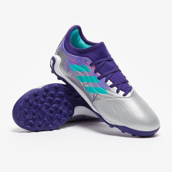 Sepatu Futsal Adidas Copa Sense.3 TF Silver Metallic Mint Rush Team Collegiate Purple GY4999