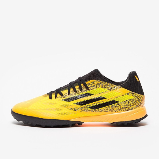 Sepatu Futsal Adidas X Speedflow Messi.3 TF Solar Gold Core Black Bright Yellow GW7423