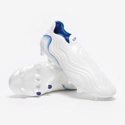 Sepatu Bola Adidas Copa Sense+ FG White Hi Res Blue Legacy Indigo GV8437