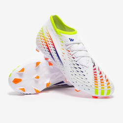 Sepatu Bola Adidas Predator Edge.2 FG White Solar Yellow Power Blue GW1007