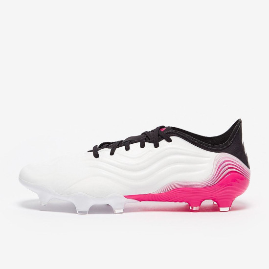 Sepatu Bola Adidas Copa Sense.1 FG White White Shock Pink FW7920