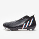 Sepatu Bola Adidas Predator Edge+ FG Core Black White Vivid Red GV7385