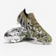 Sepatu Bola Adidas Predator Edge Crystal.1 Low FG Focus Olive Silver Metallic Magic Lime GX3910