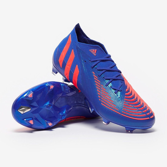 Sepatu Bola Adidas Predator Edge.1 FG Hi Res Blue Turbo Hi Res Blue H02932