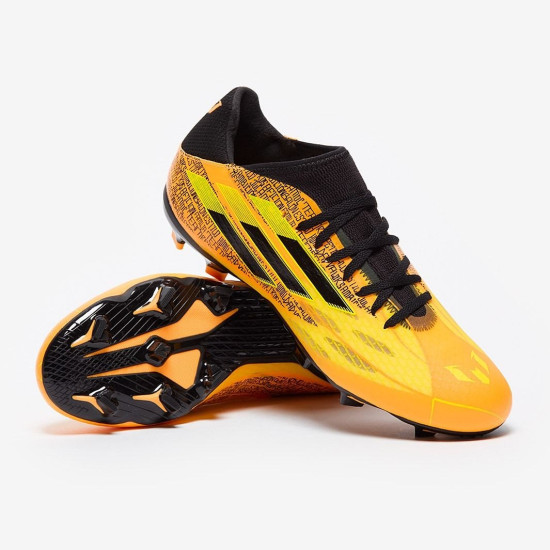 Sepatu Bola Adidas X Speedflow Messi.3 FG Solar Gold Core Black Bright Yellow GW7419