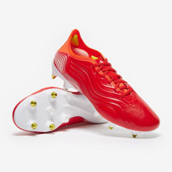 Sepatu Bola Adidas Copa Sense.1 SG Red White Solar Red FY6201