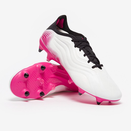 Sepatu Bola Adidas Copa Sense.1 SG White White Shock Pink FW7931