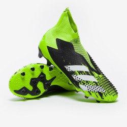 Sepatu Bola Adidas Predator Mutator+ AG Signal Green White Core Black FW9762