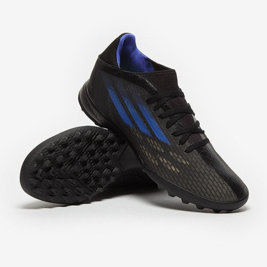 Sepatu Futsal Adidas X Speedflow.3 TF Core Black Sonic Ink Solar Yellow FY3308